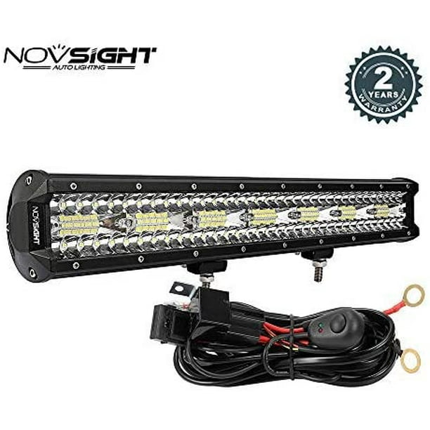 LED Light Bar 480W 23 Inch Flood Spot Combo LED Work Light Pods Triple Row Work Driving Lamp with Wiring Harness kit,2 Year Warranty LED Light Bar 480W 23 Inch Flood Spot Combo LED Work Light Pods Triple Row Work Driving Lamp with Wiring Harness kit,2 Year Warranty